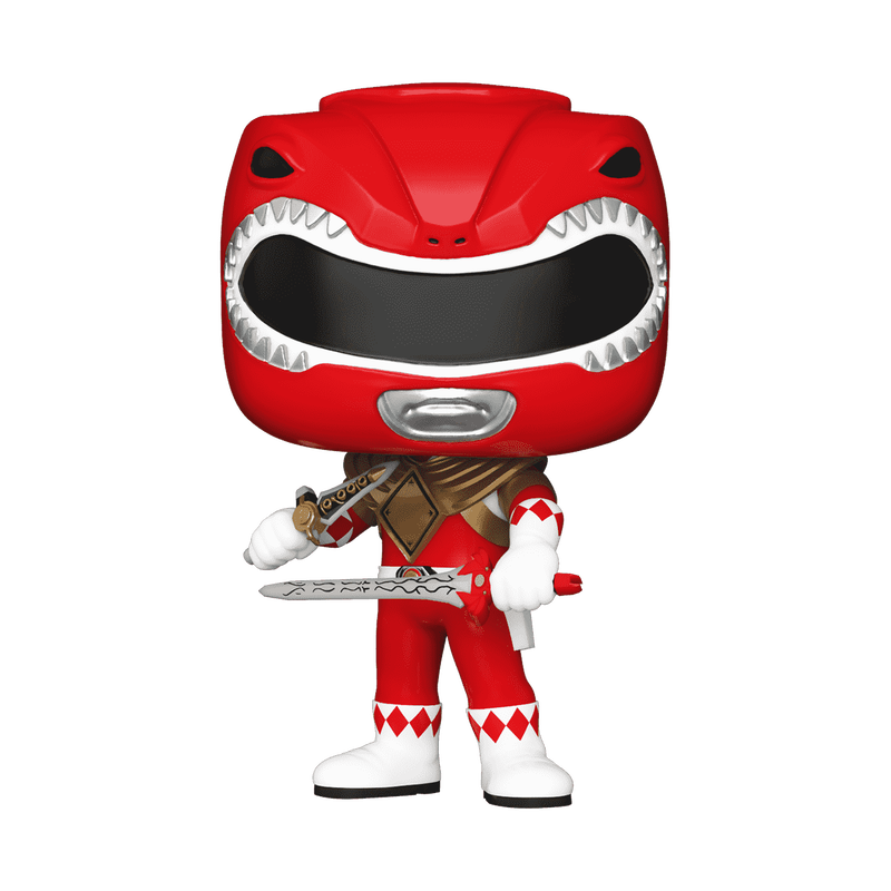 Pop! Red Ranger with Dragon Shield, Power Sword and Dragon Dagger